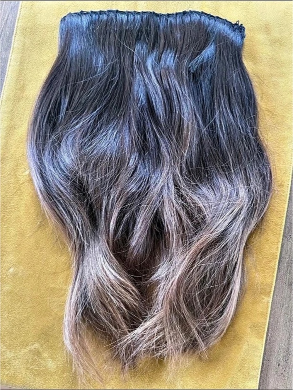 Bellami Flex Weft 2.0 Mocha Brown Chestnut Ombre Hair Weft